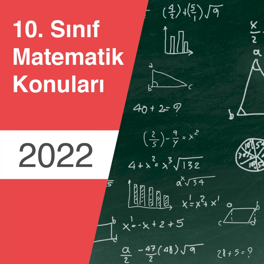 10.sınıf Matematik Konuları 2021-2022 Müfredatı (MEB)